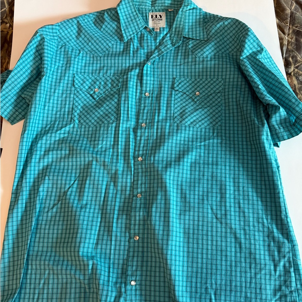 Men's Blue Ely Cattlemen Shirt
